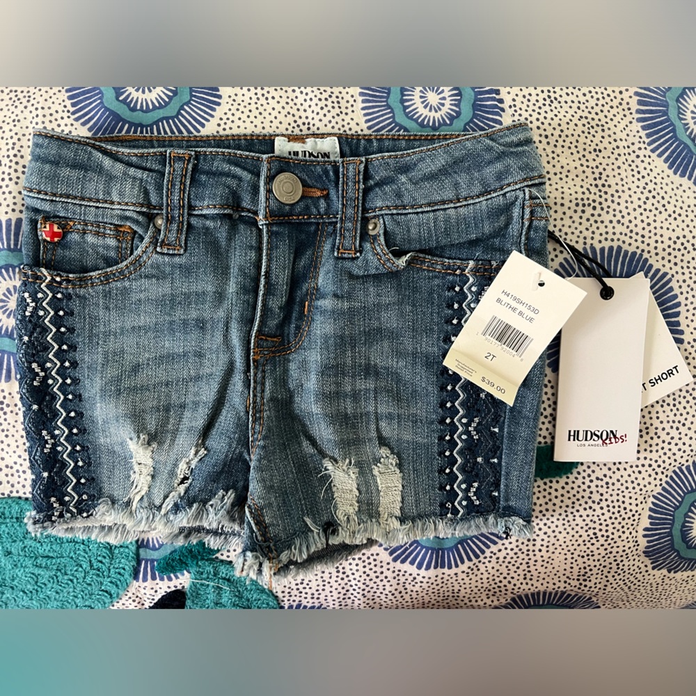 NWT Hudson Toddler Jean Shorts 2T